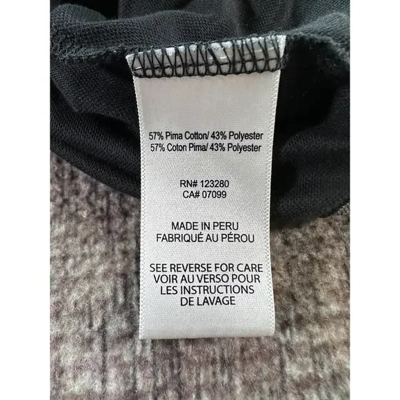 Travis Mathew Camouflage Polo Shirt Mens XXL Black Gray Cotton Polyester - Picture 7 of 8